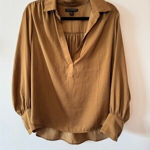 Banana Republic Camel gold Blouse